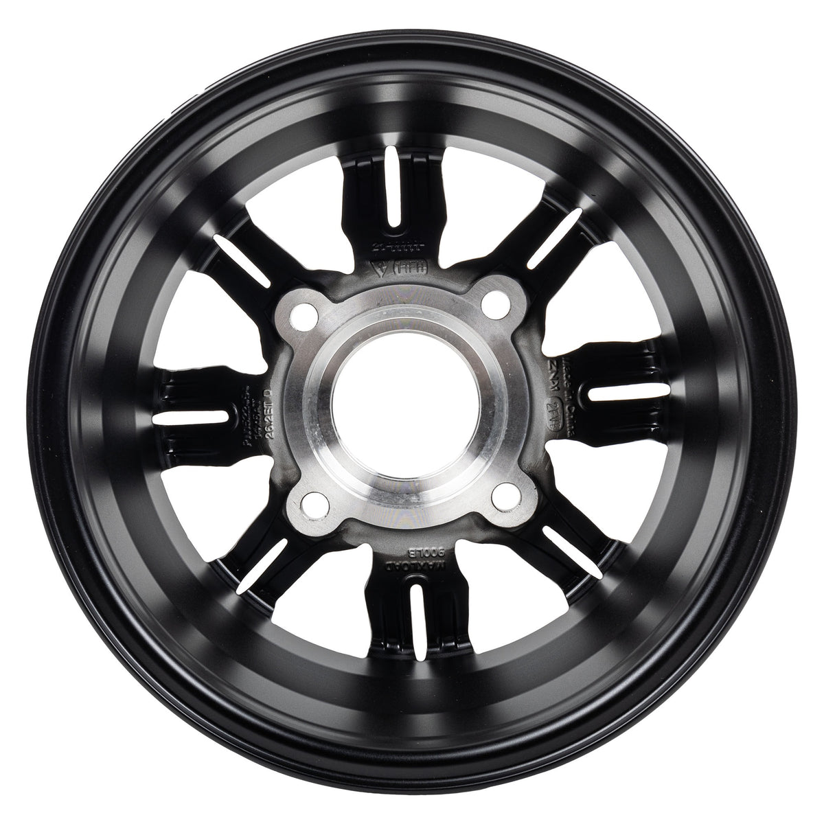 Polaris Matte Black Front Cast 14X6 Rim 1522494-458 1000 4 2016-2026