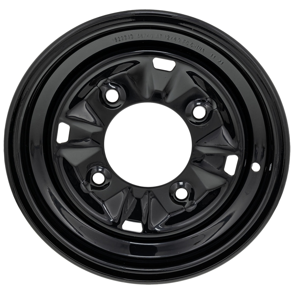 Polaris Gloss Black Front 12X6 Rim 10 GA 1523343-067