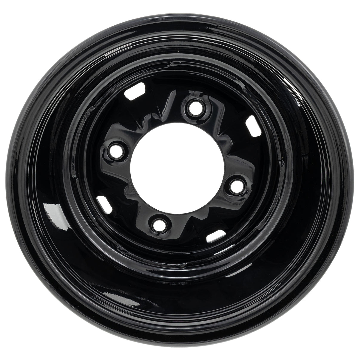 Polaris Gloss Black 12X6 Rim 1523395-067 4000G 4000D 2WD 2000G 2000D