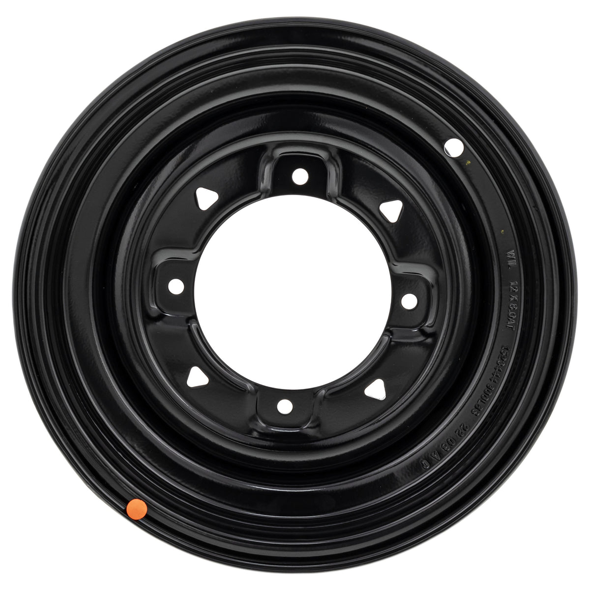 Polaris Gloss Black Rear 900lb 12x8 Rim 1523444-067 alternate view