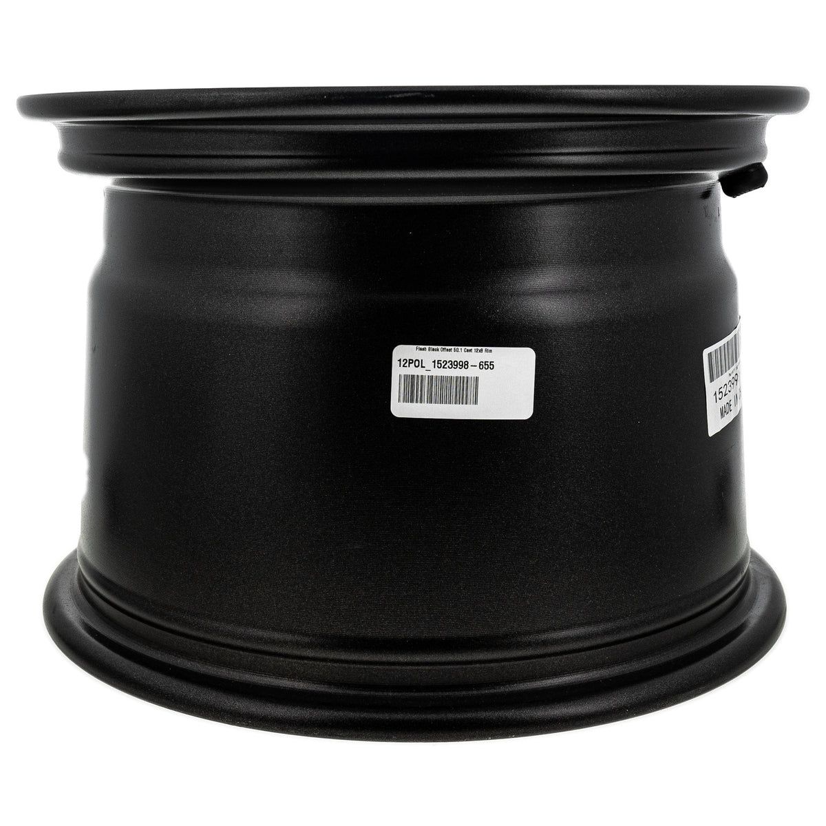 Polaris Flash Black Offset 50.1 Cast 12x8 Rim 1523998-655