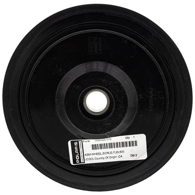 Polaris Gloss Black 7.25 Scrolled Wheel 1590388-070
