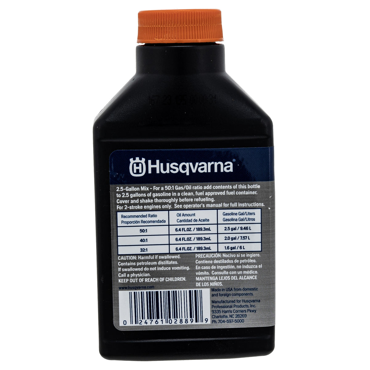 Husqvarna 593152603 2 Stroke Cycle HP High Performance Oil of 6.4oz Bottles 50:1