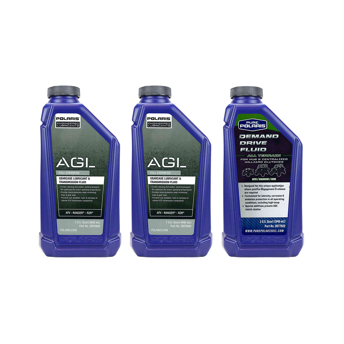 Polaris 2540086 / 2878068 / 2877922 / 7081706 / 3211143 2 Quarts PS-4 Oil and Fluid Change