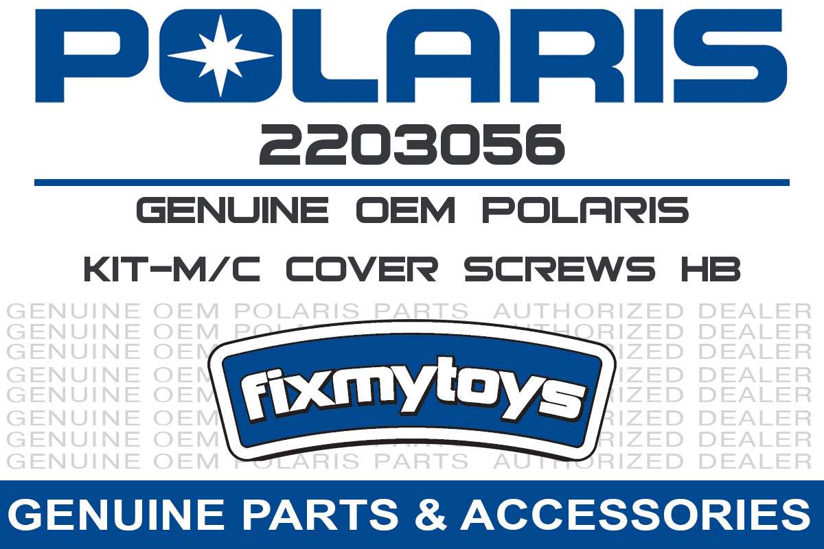 Polaris Master Cylinder Cover Screw Kit 2203056
