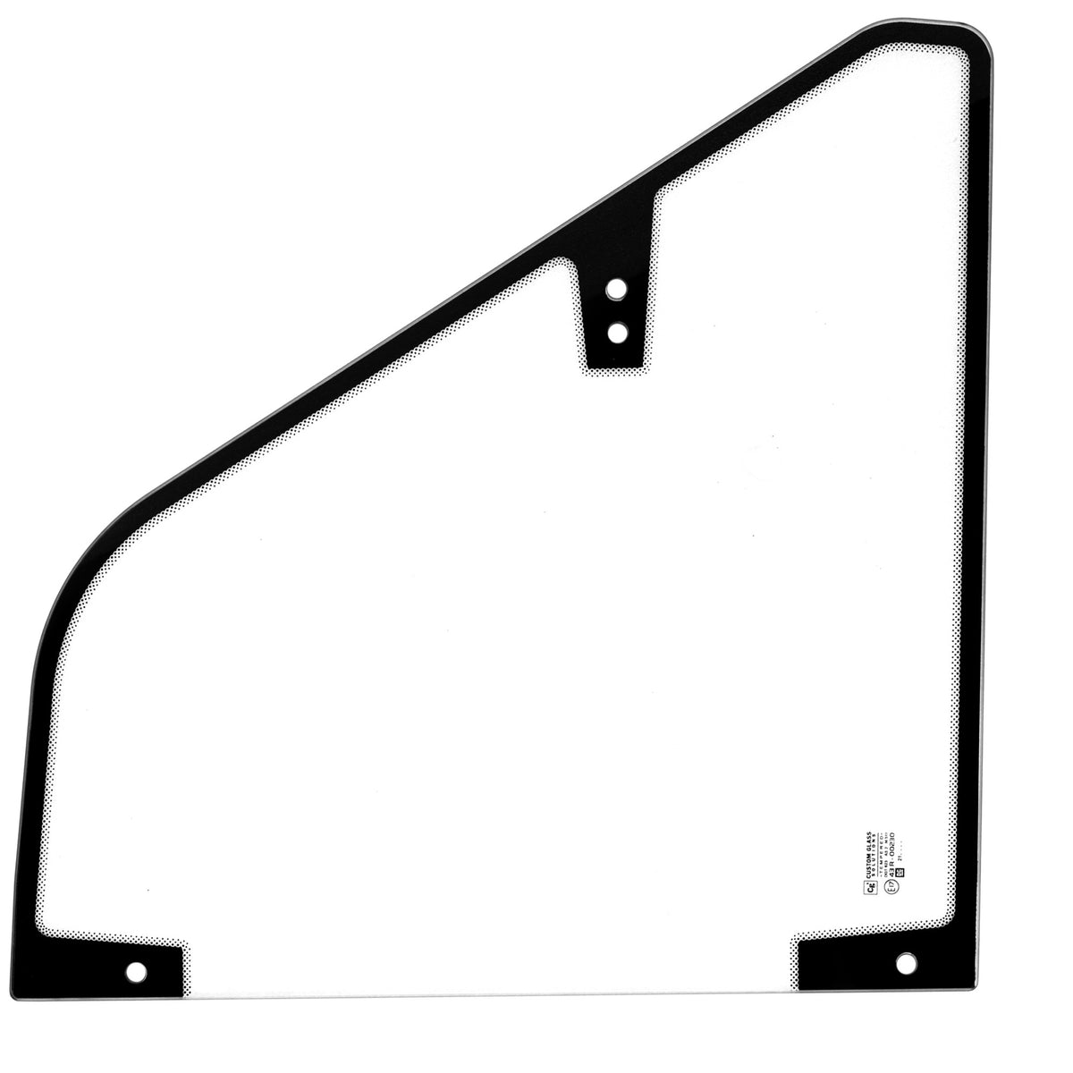 Polaris Front Right Glass Kit 2207589 alternate view