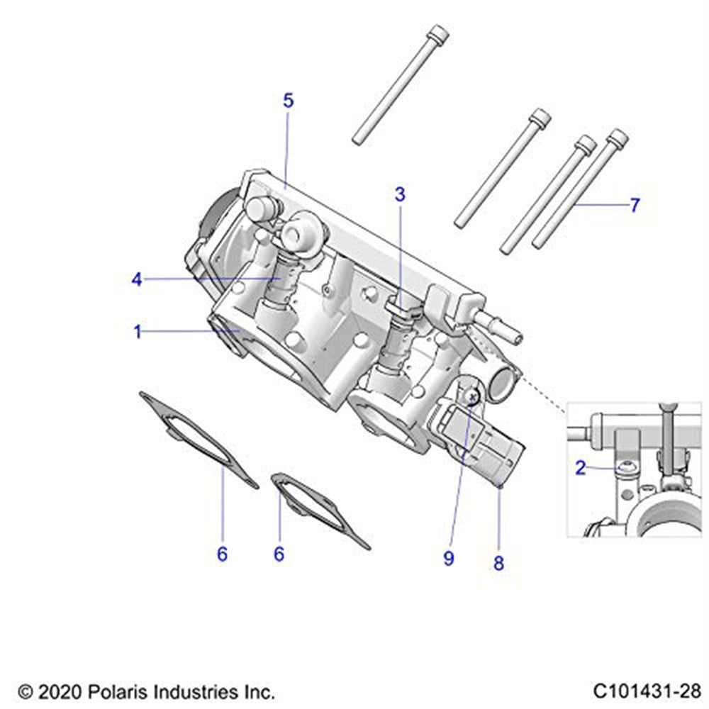 Polaris Throttle Body 2208005