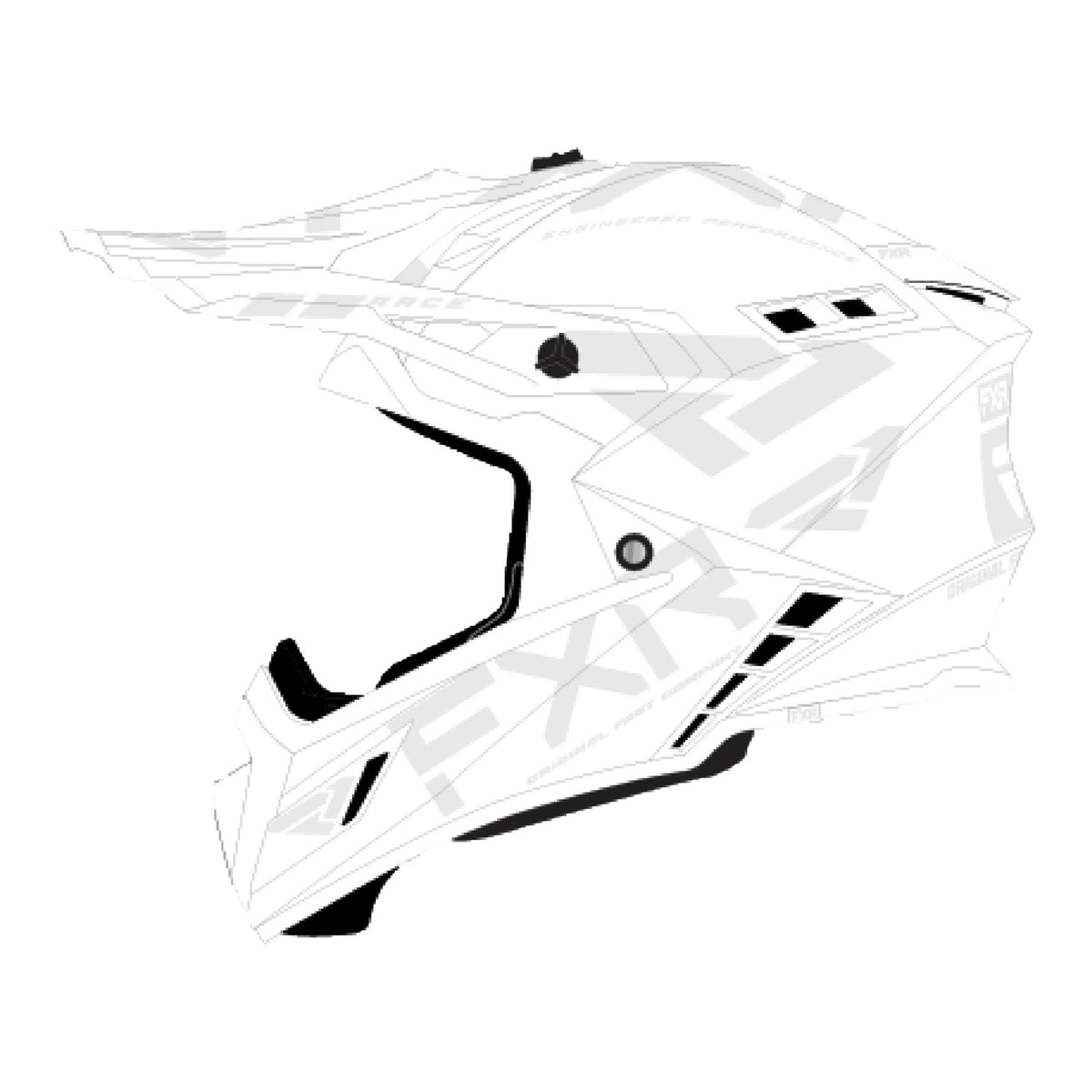 FXR Helium Prime Helmet w/ D-Ring