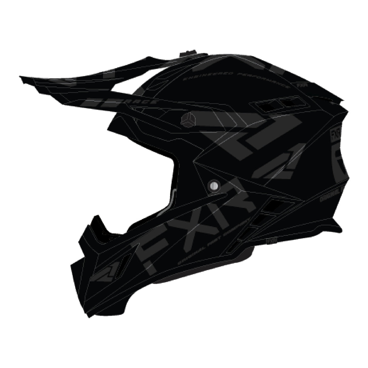 FXR Helium Prime Helmet w/ D-Ring