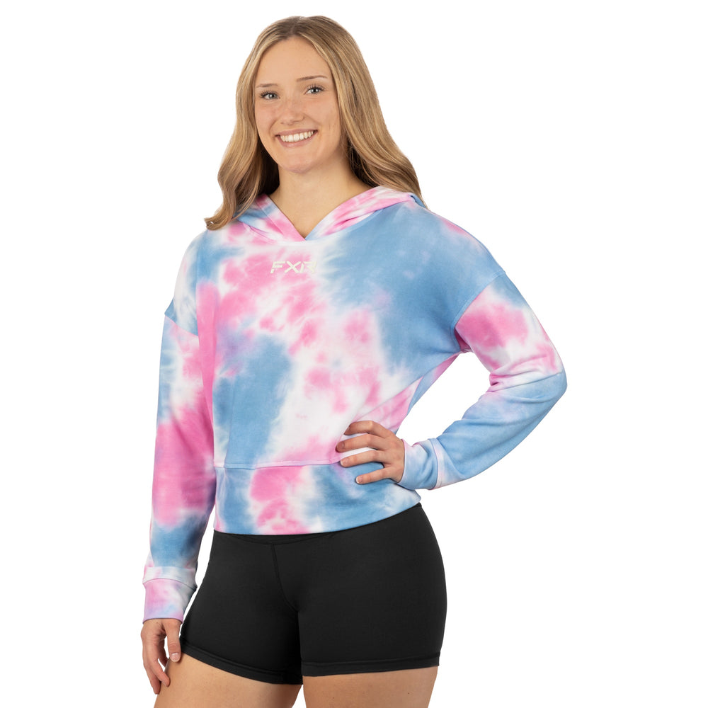 FXR Womens Balance Cropped Pullover Hoodie