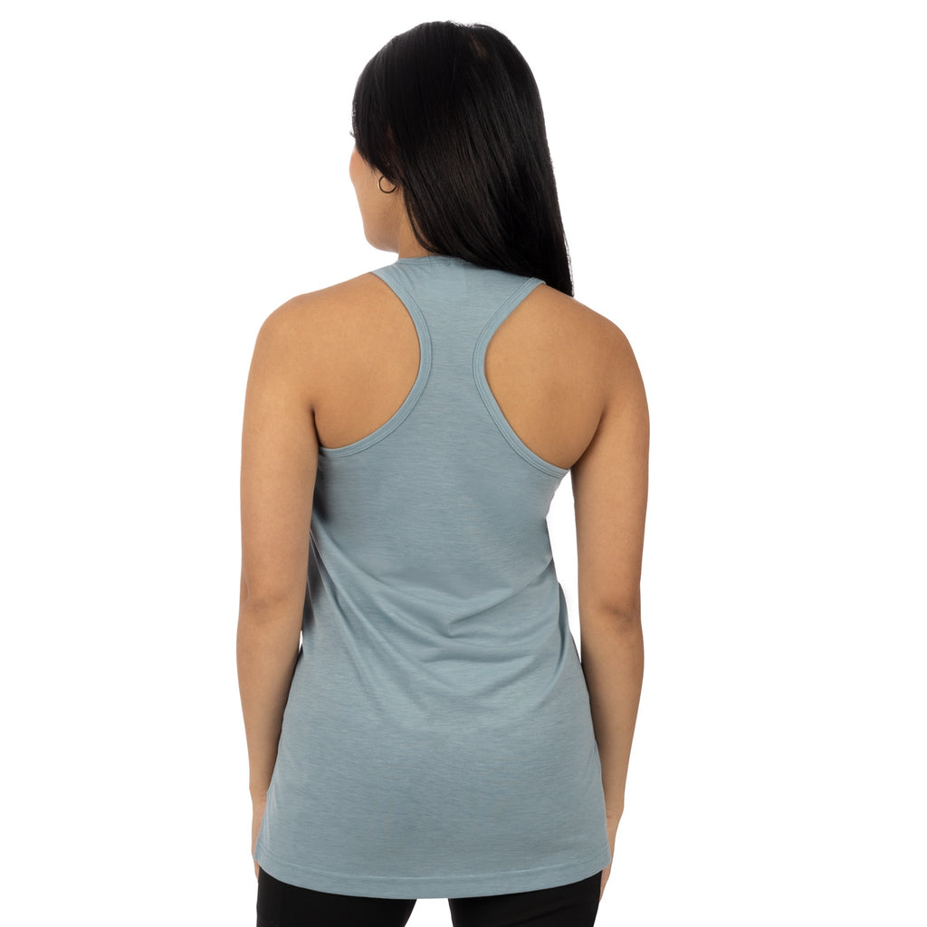 Light Bulb Cuff FXR Womens Lotus Active Tank Top Light Steel Blue