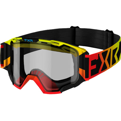 FXR Youth Maverick Clear Snowmobile Goggles 233116-2600-00