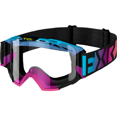 FXR Youth Maverick Clear Snowmobile Goggles 233116-5396-00