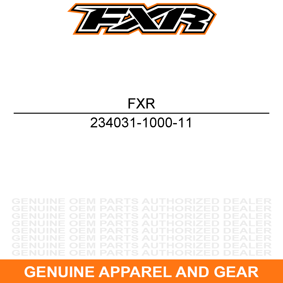 FXR FXR Universal 8mm Peg 23-Black-10" w/ Plate 234031-1000-11