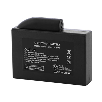 FXR Replacement Batteries Black 240860-1000-01