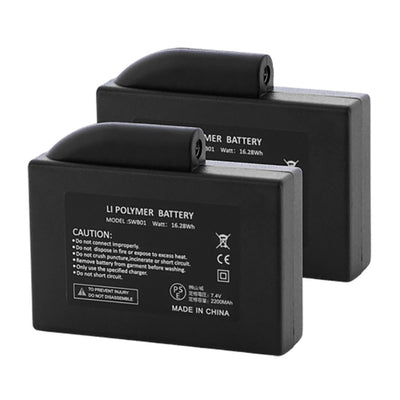 FXR Replacement Batteries Black 240860-1000-02