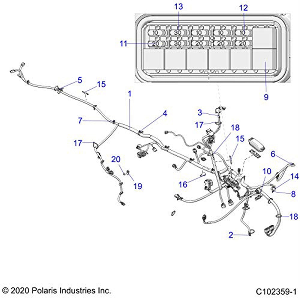 Polaris Sealed 15 Amp Circuit Breaker 2411086