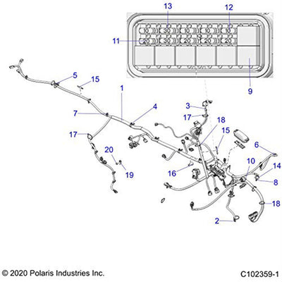 Polaris Sealed 15 Amp Circuit Breaker 2411086