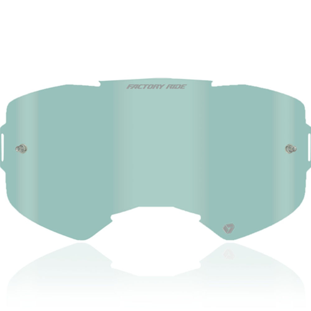 FXR Factory Ride MX Clearidium Lens W/Pins 24-Clear 246050-0000-00
