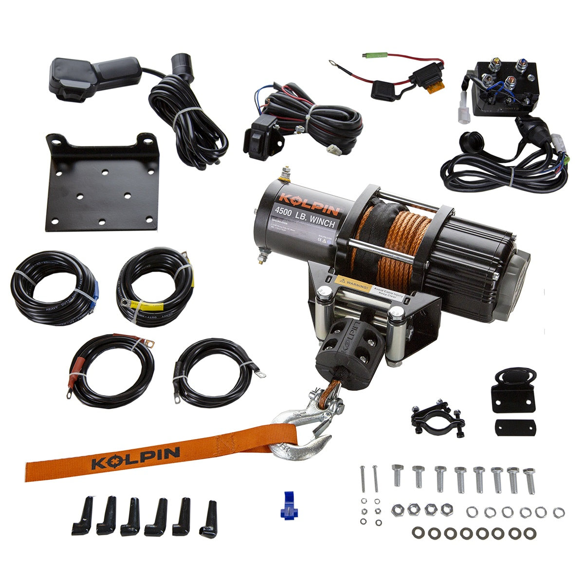 Kolpin Winch Kit w/ Synthetic Rope 25-9455