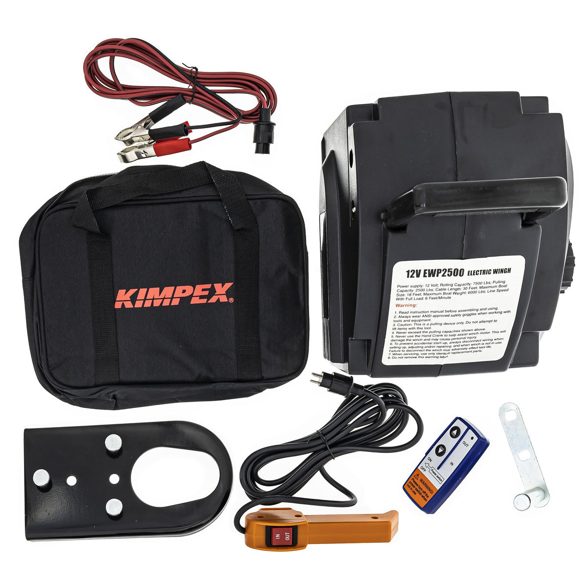 Kimpex Portable electric winch 258024