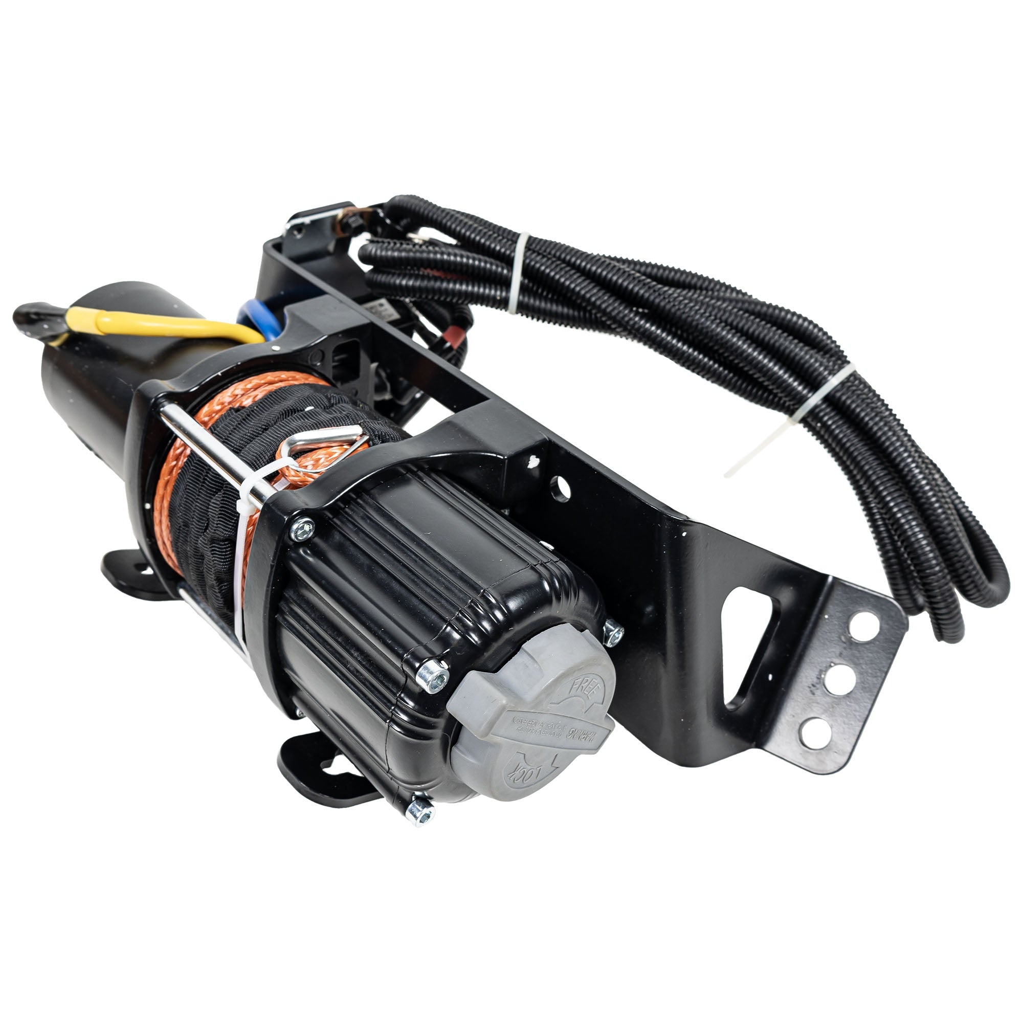 Kolpin 26-3025 Quick-Mount Winch 3500 LB Synthetic Rope for Polaris Ranger