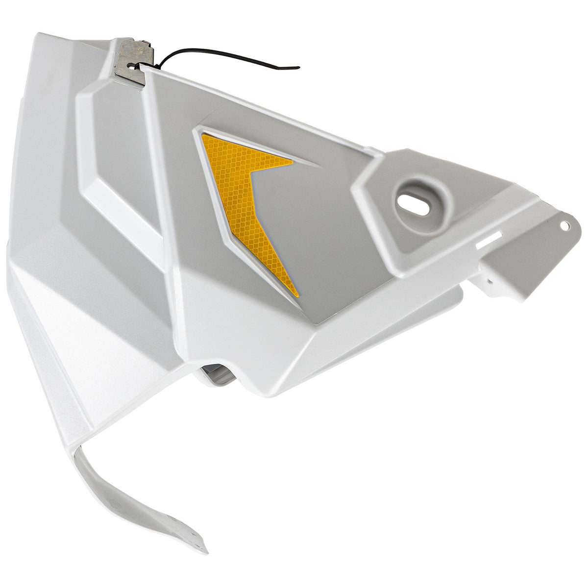 Polaris White HDPE Nose Pan Assembly 2635745-133