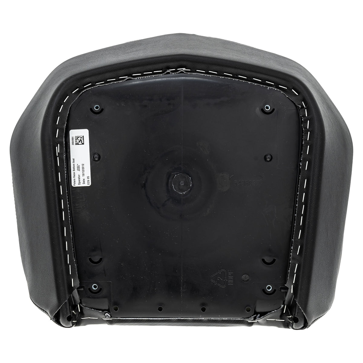 Polaris Black/White Seat Bottom 2684964 alternate view