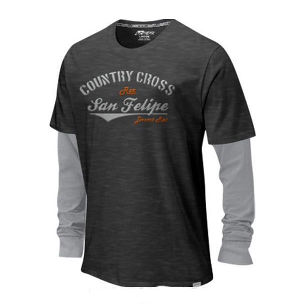 Polaris San Felipe Desert Rat Long Sleeve T-Shirt Black Mens