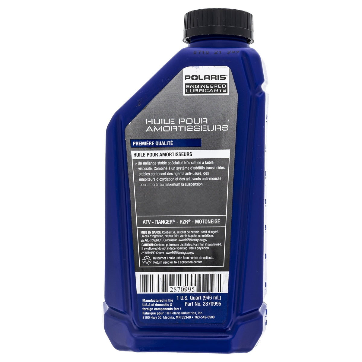 Polaris Gas Shock Oil 1 Quart 2870995 additional view