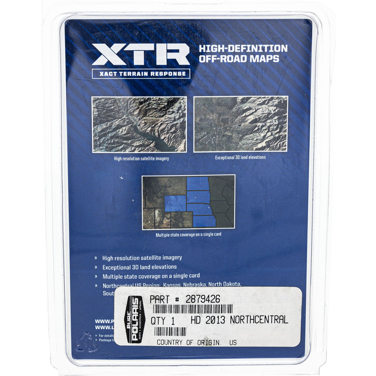 Lowrance North Central GPS HD Map Card 2879426 alternate view