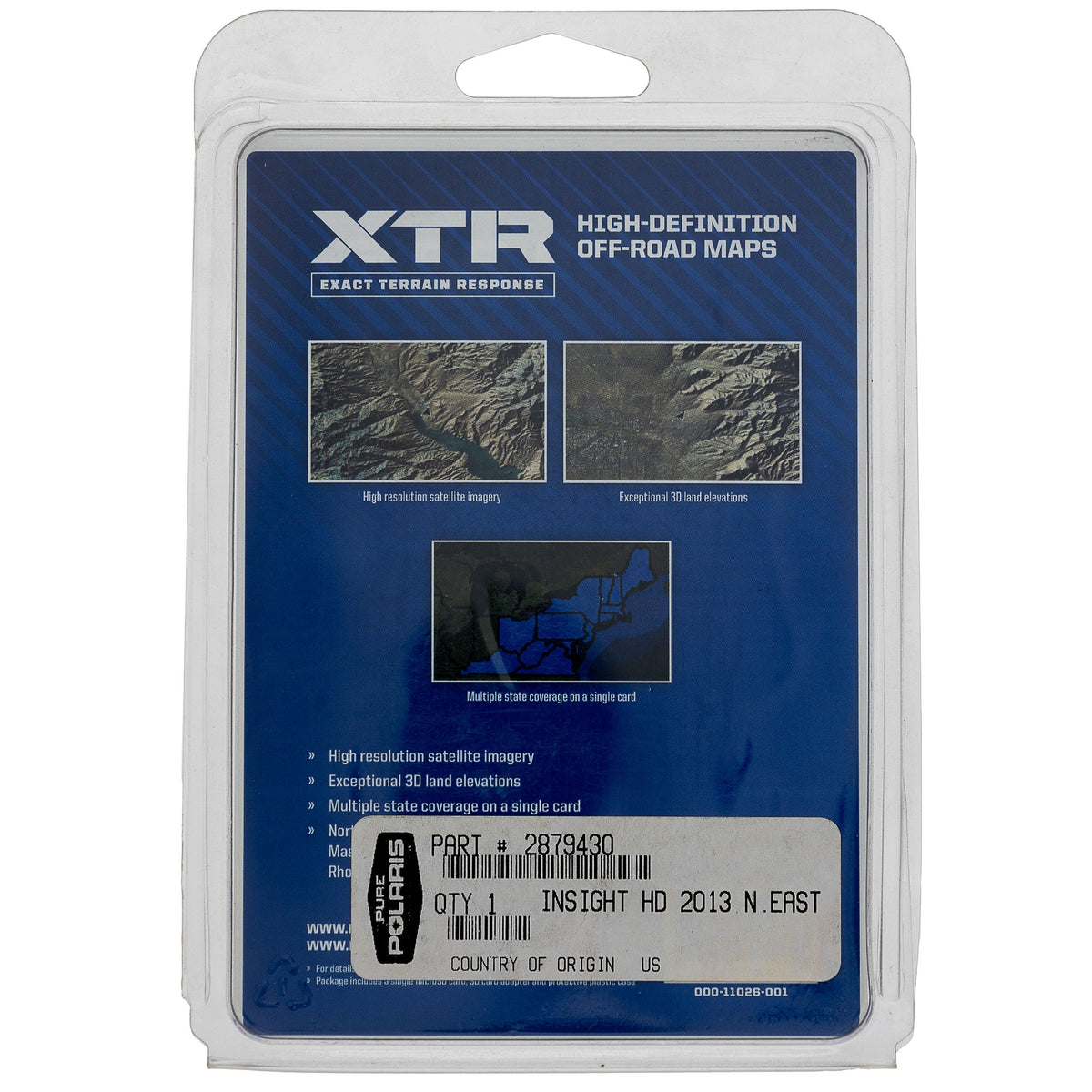 Lowrance Northeast GPS HD Map Card 2879430 alternate view