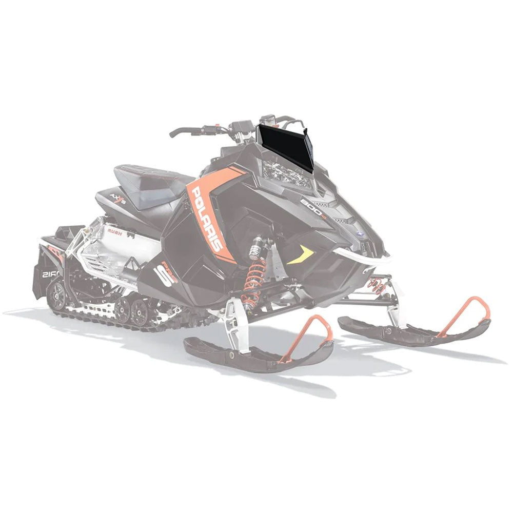 Polaris Black/Gray Low 7" Windshield 2880385 alternate view