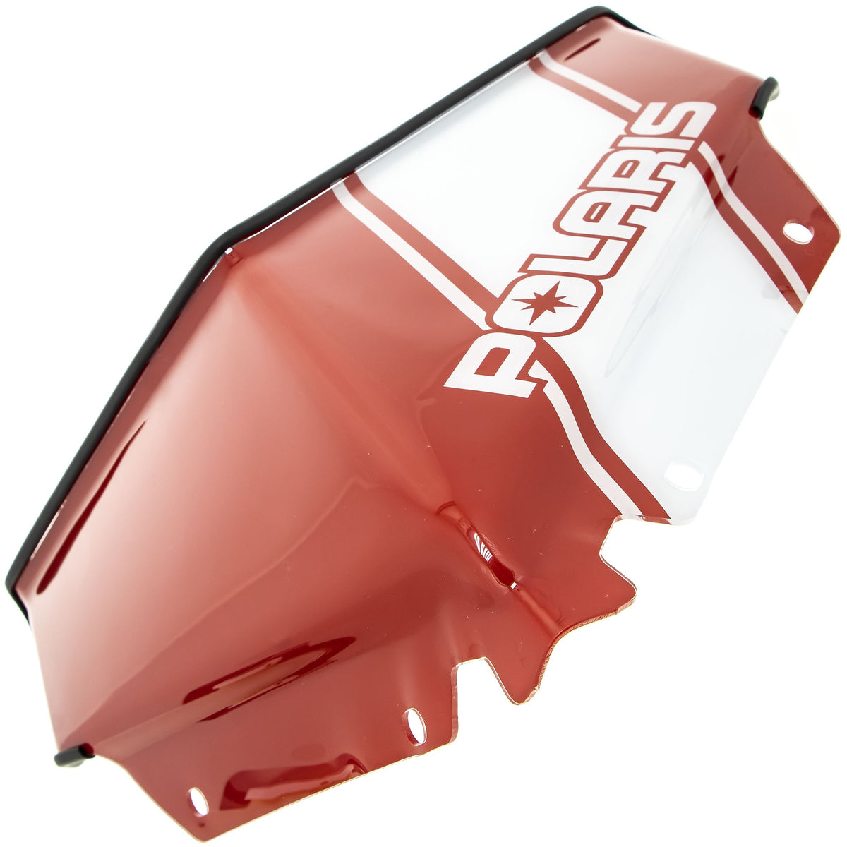 Polaris Red/White Low 7" Windshield 2880387 alternate view