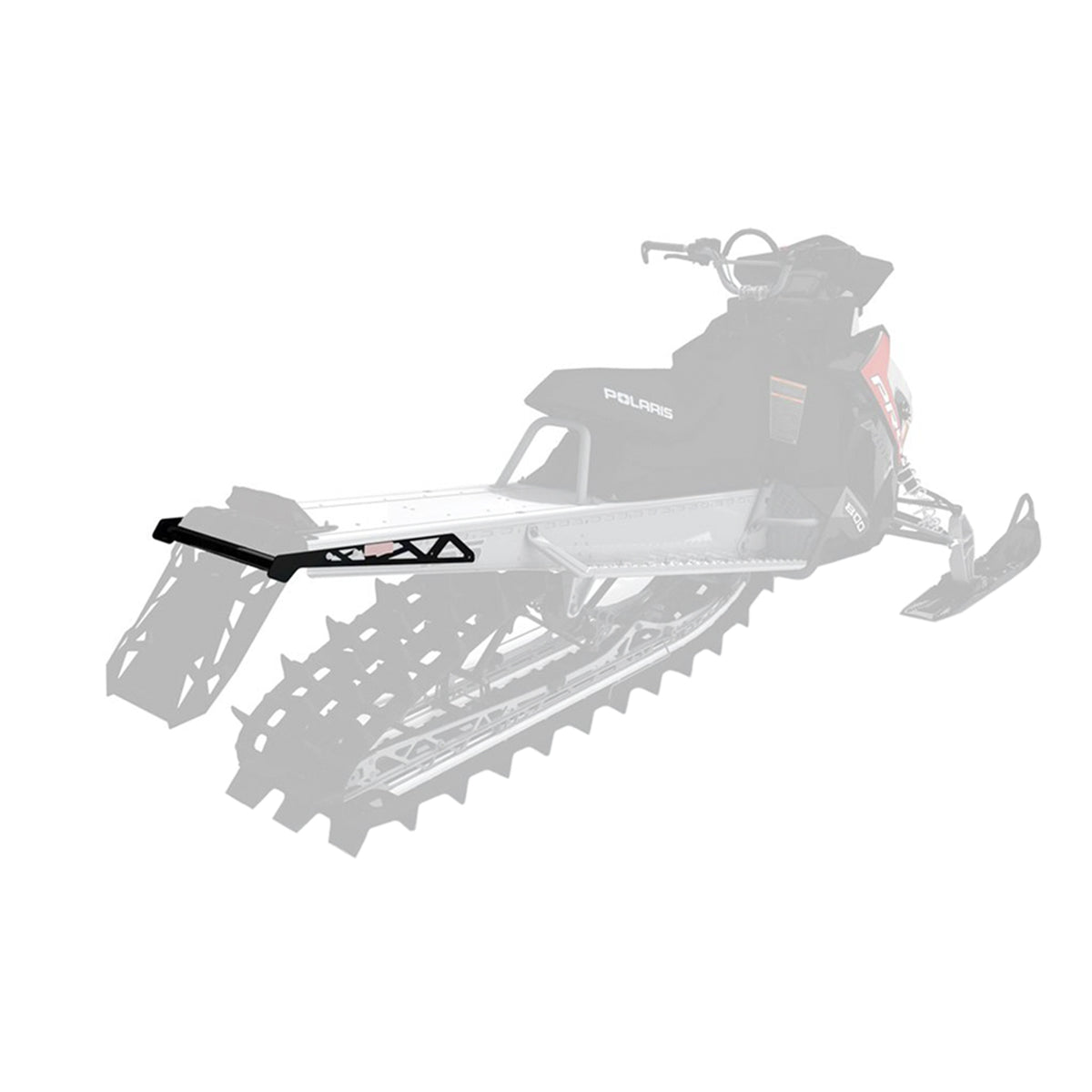 Polaris Matte Black Rear Elite Bumper 2880993-458