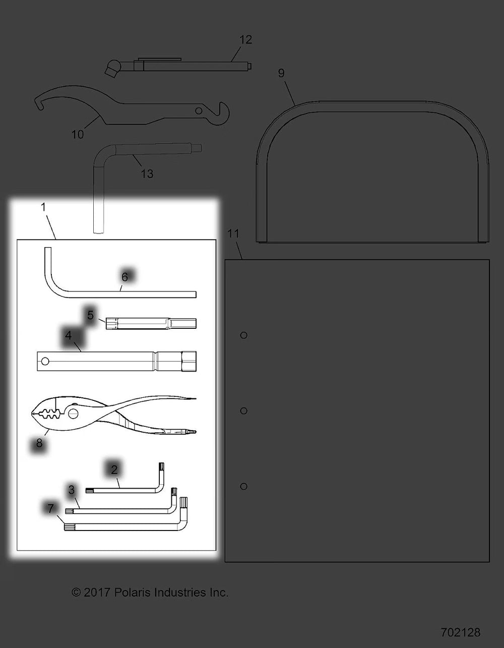 Polaris Accessory Tool Kit 2881524