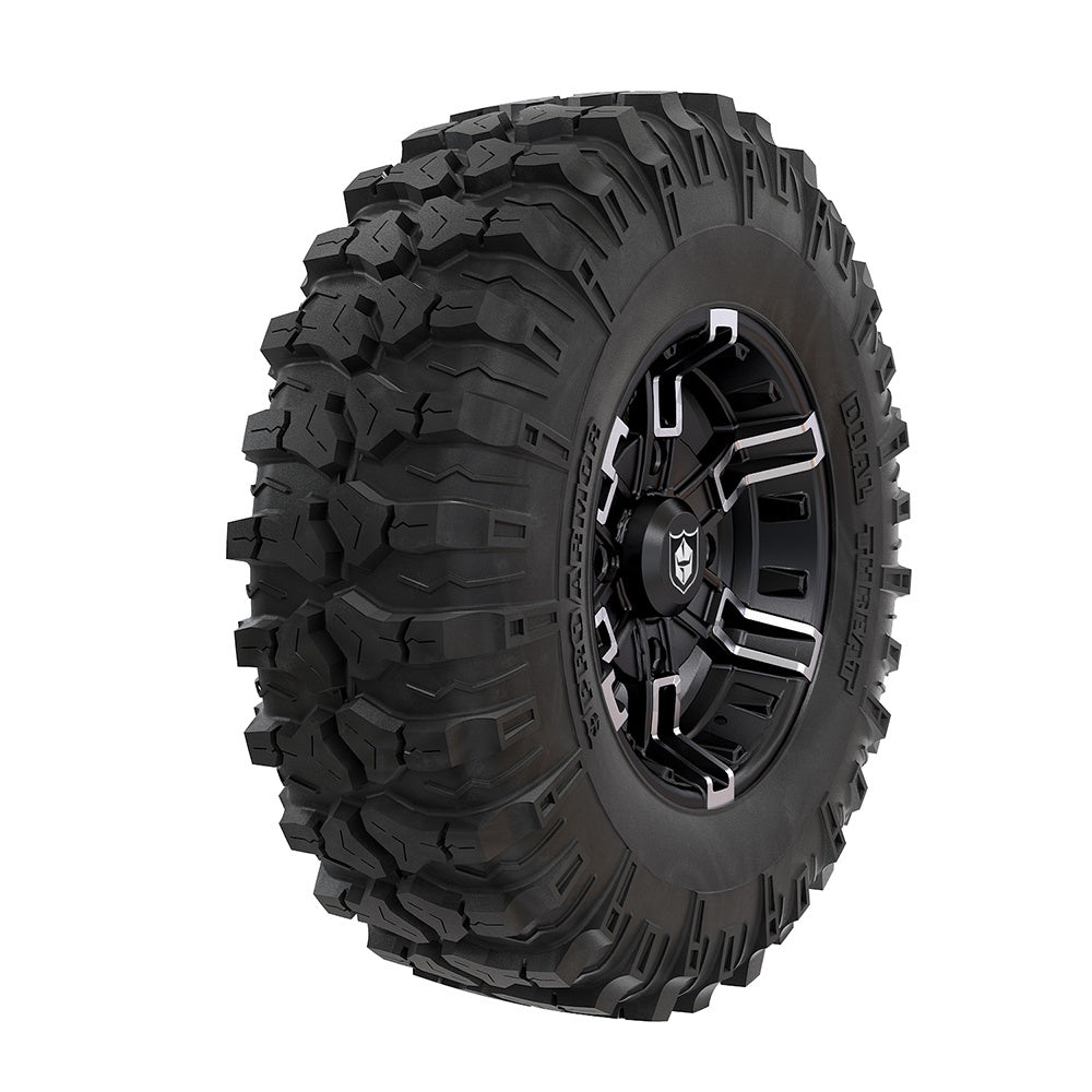 Pro Armor Accent Buckle Rim Dual Threat Tire Combo 2883148