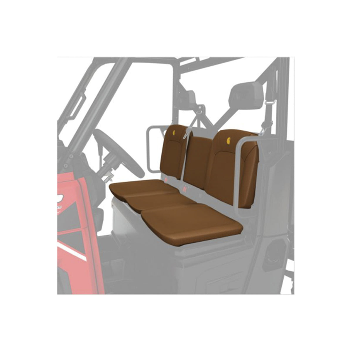 Polaris Carhartt Brown Full Split Bench Seat 2883244-218