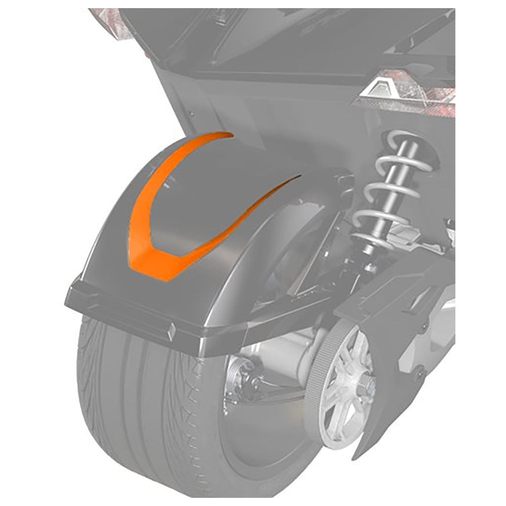Slingshot Orange Madness Rear Fender 305mm Decal 2883281-589 alternate view