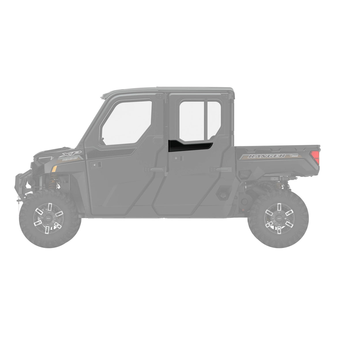 Polaris Black Pearl Rear Door Accent Panel 2883829-666 alternate view