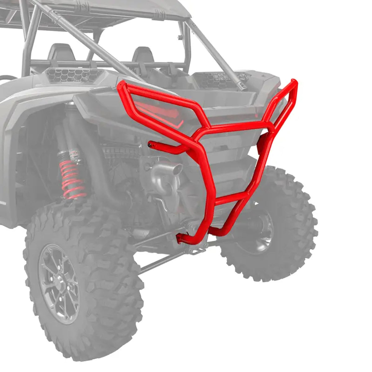 Polaris Indy Red Rear High Coverage Bumper 2884514-293 1000 4