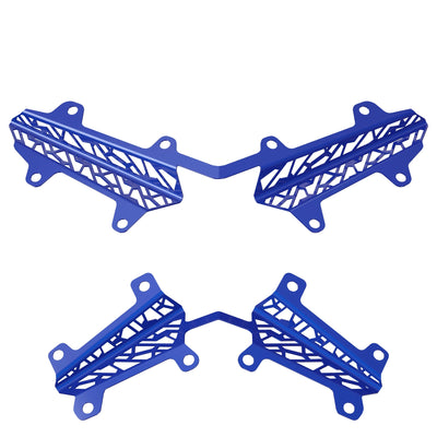 Polaris Blue Metallic Matryx Grill Inserts 2884979-751