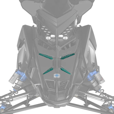 Polaris Radiant Green Matryx Grill Inserts 2884979-887