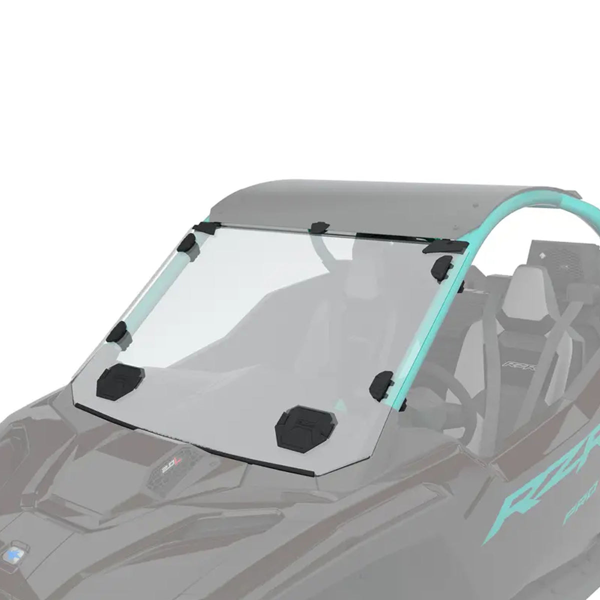 Polaris Lock & Ride Full Vented Windshield , 2 Seat 2890376 additional view