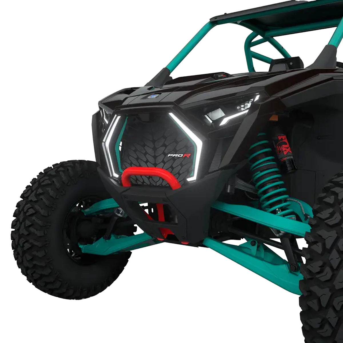 Polaris Radiant Green Pro Armor Aluminum Front Grille 2891093-887 alternate view