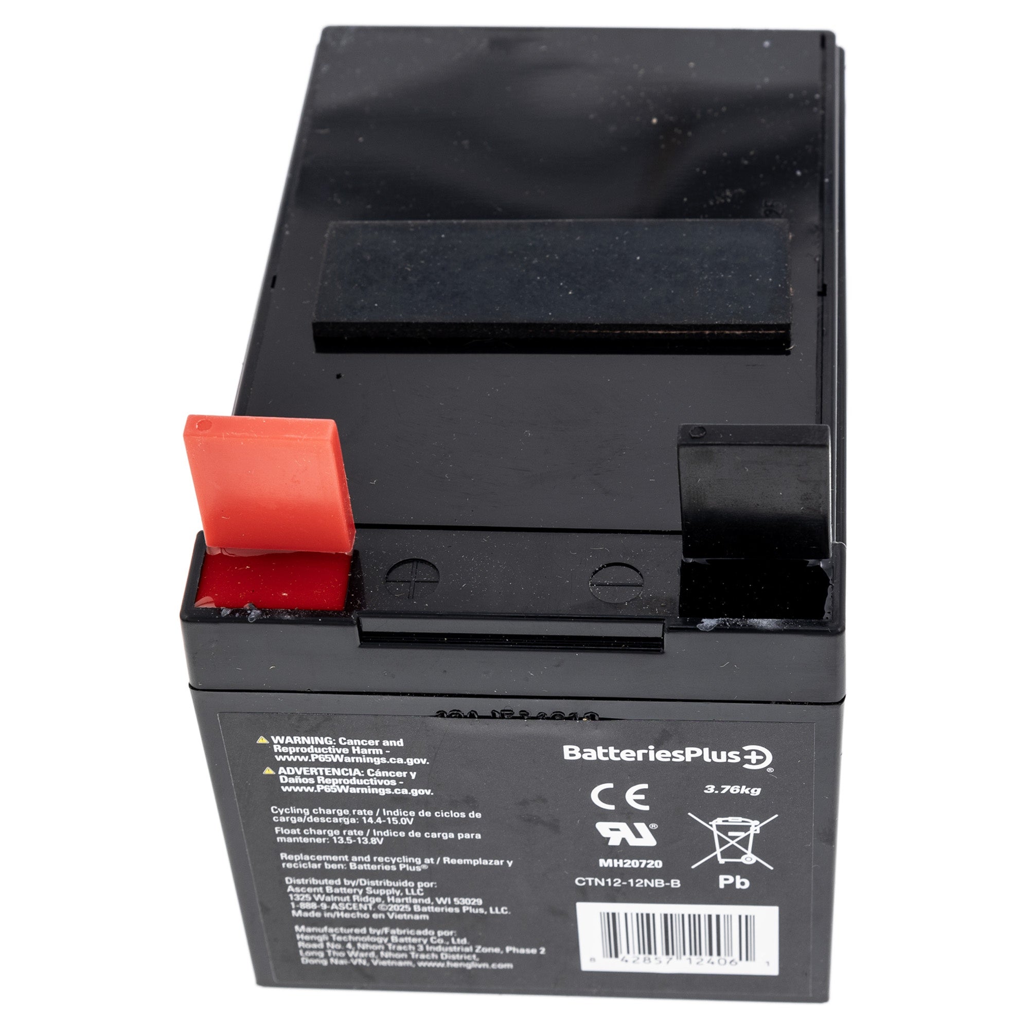 Ariens 30314500 Gravely 12V 12A 190CCA Battery OEM Apex Ikon Zoom Pro-Turn Edge Snow