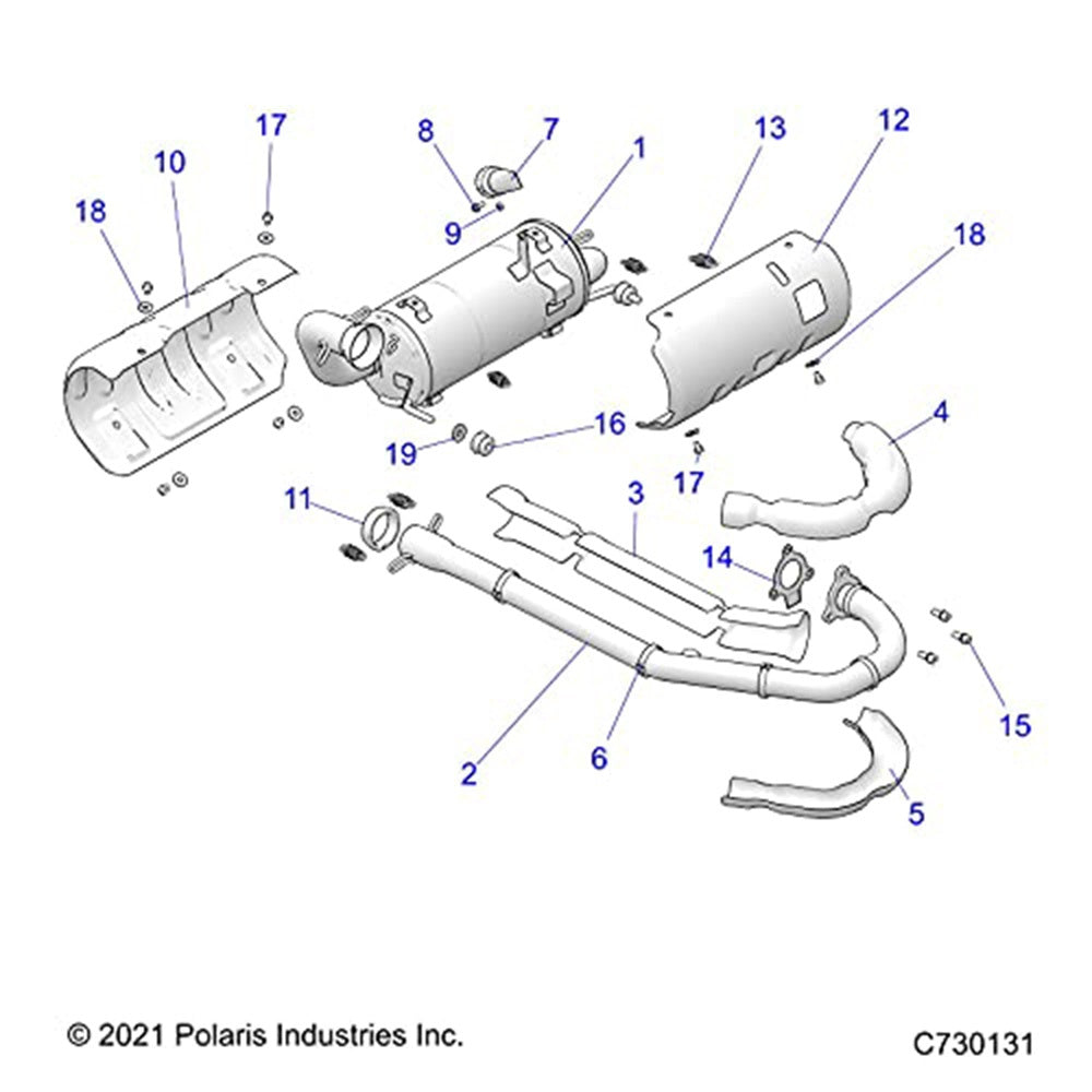 Polaris Exhaust Manifold Seal 3610360