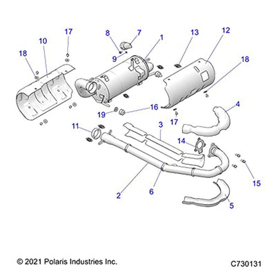 Polaris Exhaust Manifold Seal 3610360