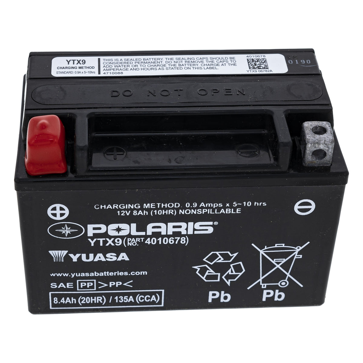 Polaris Sealed Battery 12V 4010678 alternate view