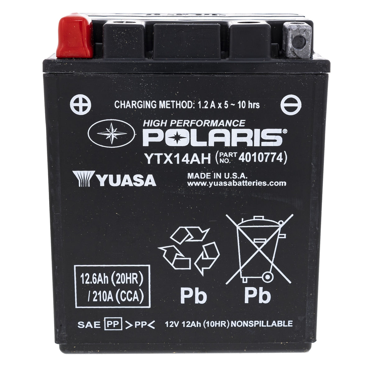 Polaris 14AH Dry Battery (No Acid) 4010774 alternate view